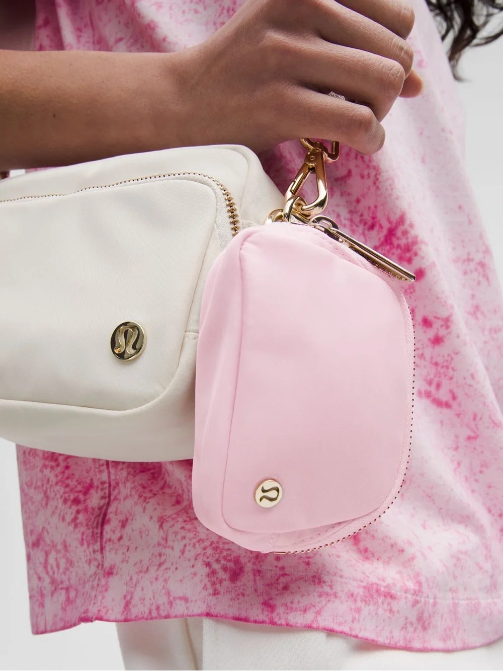 lululemon athletica Zip Bag with Keyring
